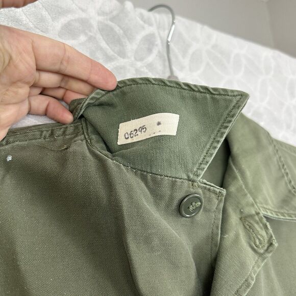 Vietnam War US Army Field Shirt OG-107 Named Armored Cavalry Unit Crest Patches - Picture 3 of 15